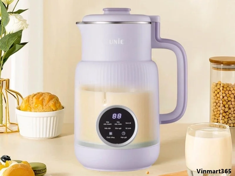 Thiết kế nhỏ gọn máy làm sữa hạt Unie UMB08 
