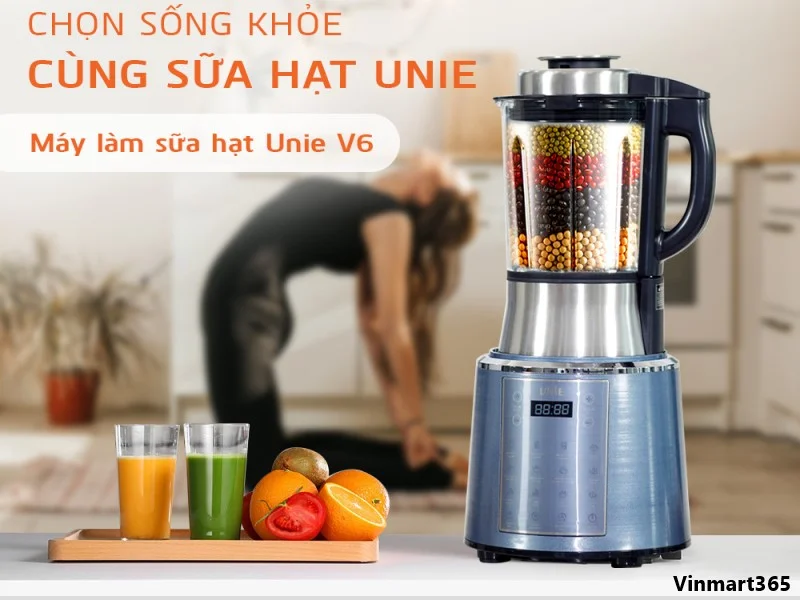 Tìm Hiểu Về Máy Làm Sữa Hạt Unie V6 Chi Tiết Từ A - Z
