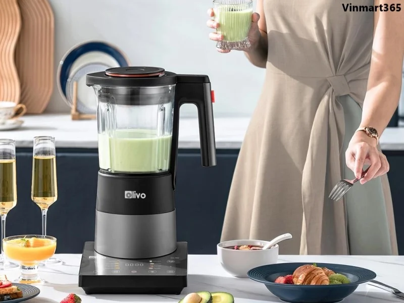Máy làm sữa hạt Olivo cho gia đình thiết kế hiện đại