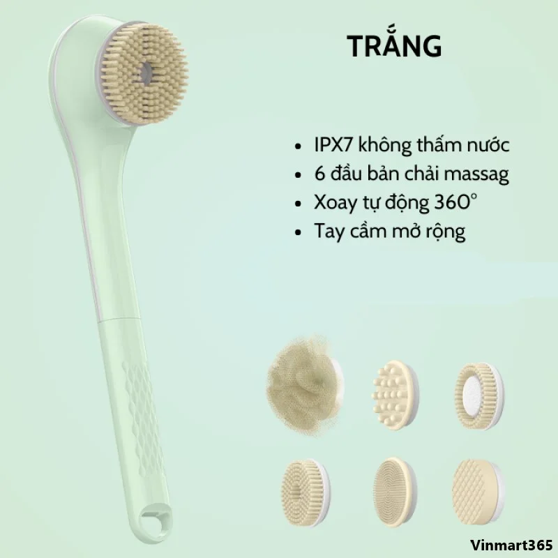 Bàn chải tắm điện Fiko B06