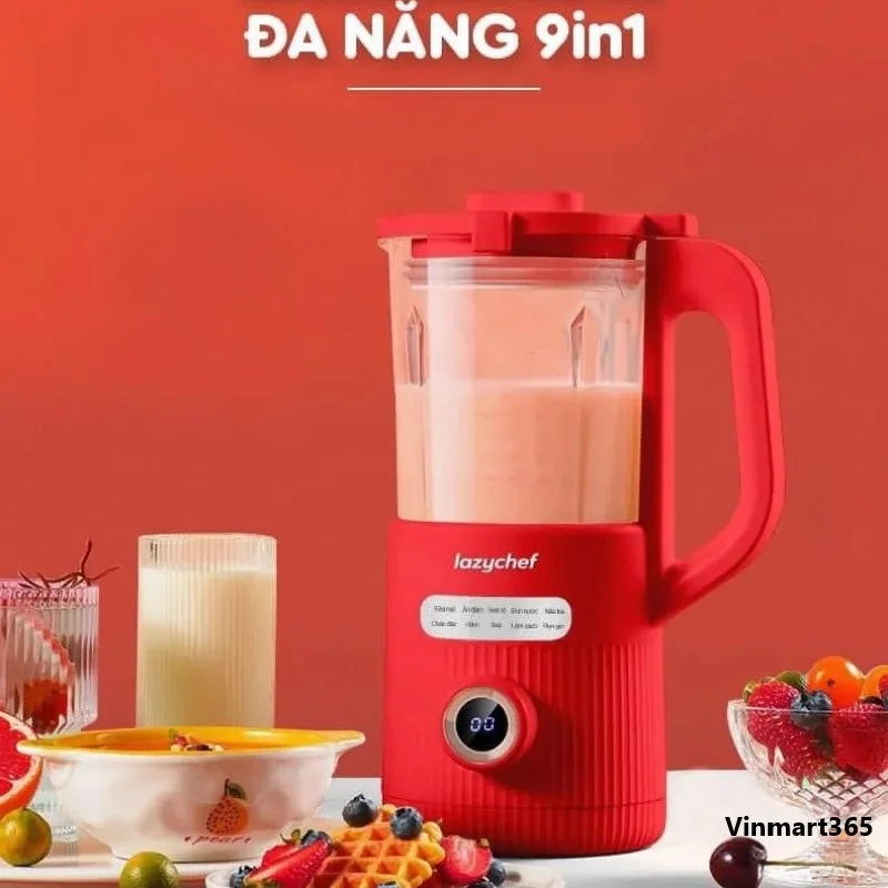 Chọn chế độ nấu sữa trên máy xay sữa hạt LazyChef