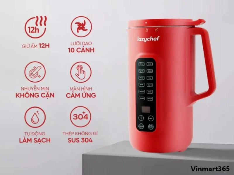 Cách nấu sữa hạt bằng máy xay sữa hạt LazyChef