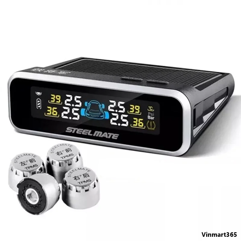 Cảm Biến Áp Suất Lốp Steelmate E3 Van Ngoài Cao Cấp