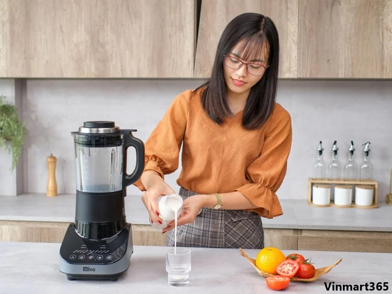 Các bước vệ sinh máy làm sữa hạt Olivo CB20 sau khi sử dụng