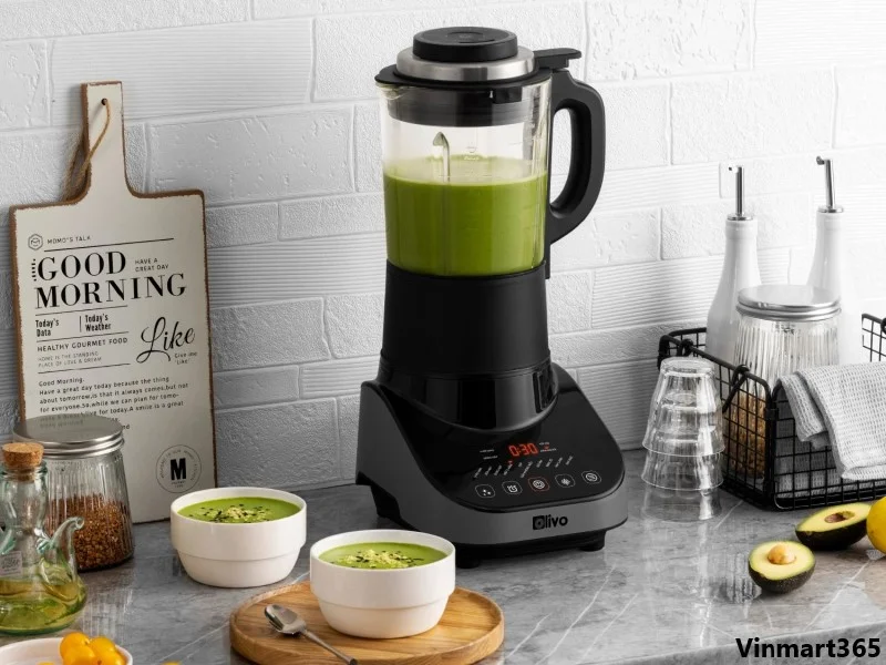 Chức năng nấu cháo Máy làm sữa hạt Olivo CB20