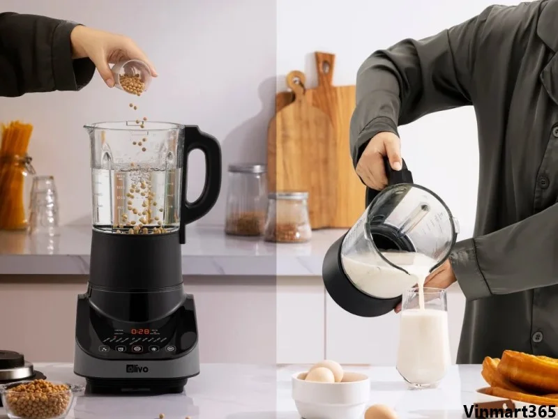 Chuẩn bị trước khi sử dụng máy xay sữa hạt Olivo CB20