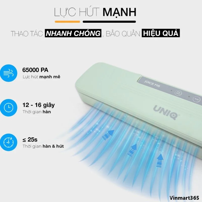 Máy hút chân không UNIQ Joice M6 chính hãng