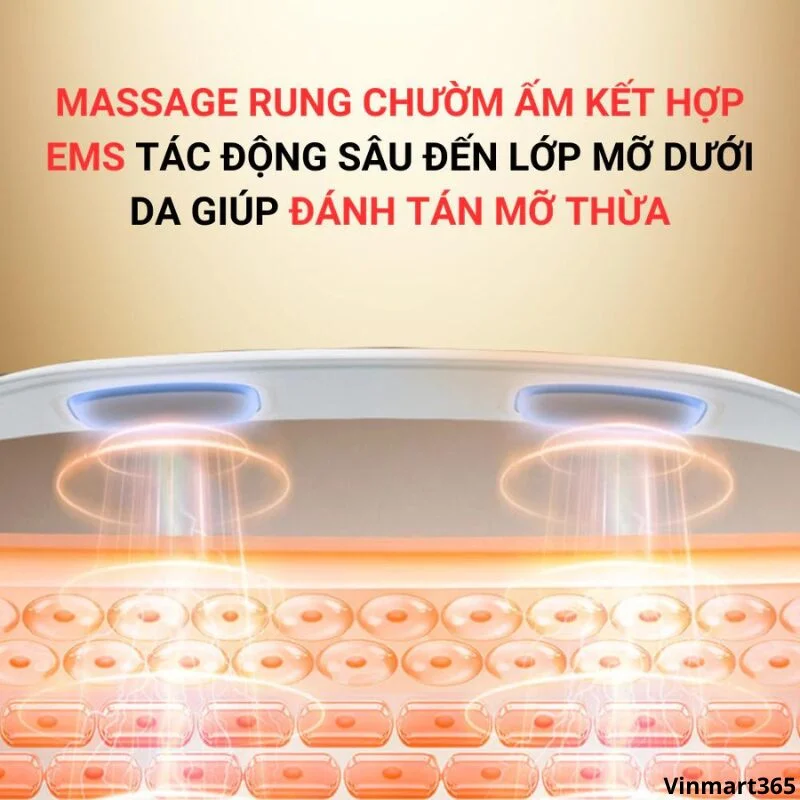 Máy massage bụng chườm ấm
