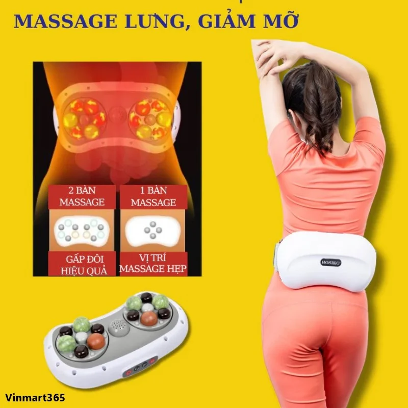 Máy massage giảm mỡ bụng Hosiko chính hãng