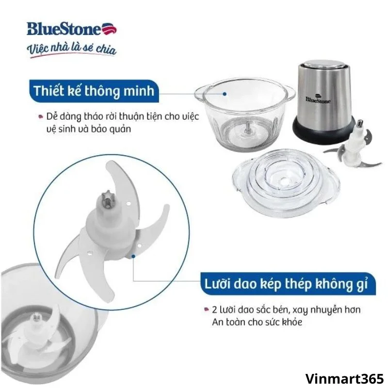 Máy xay thịt Bluestone CHB-5135 chính hãng