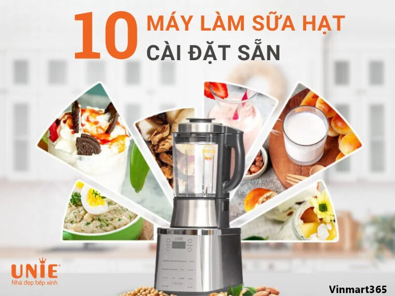 Về chức năng nấu máy làm sữa hạt Unie V8S và Olivo X20