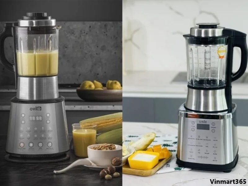 So Sánh Máy Làm Sữa Hạt Unie Và Olivo
