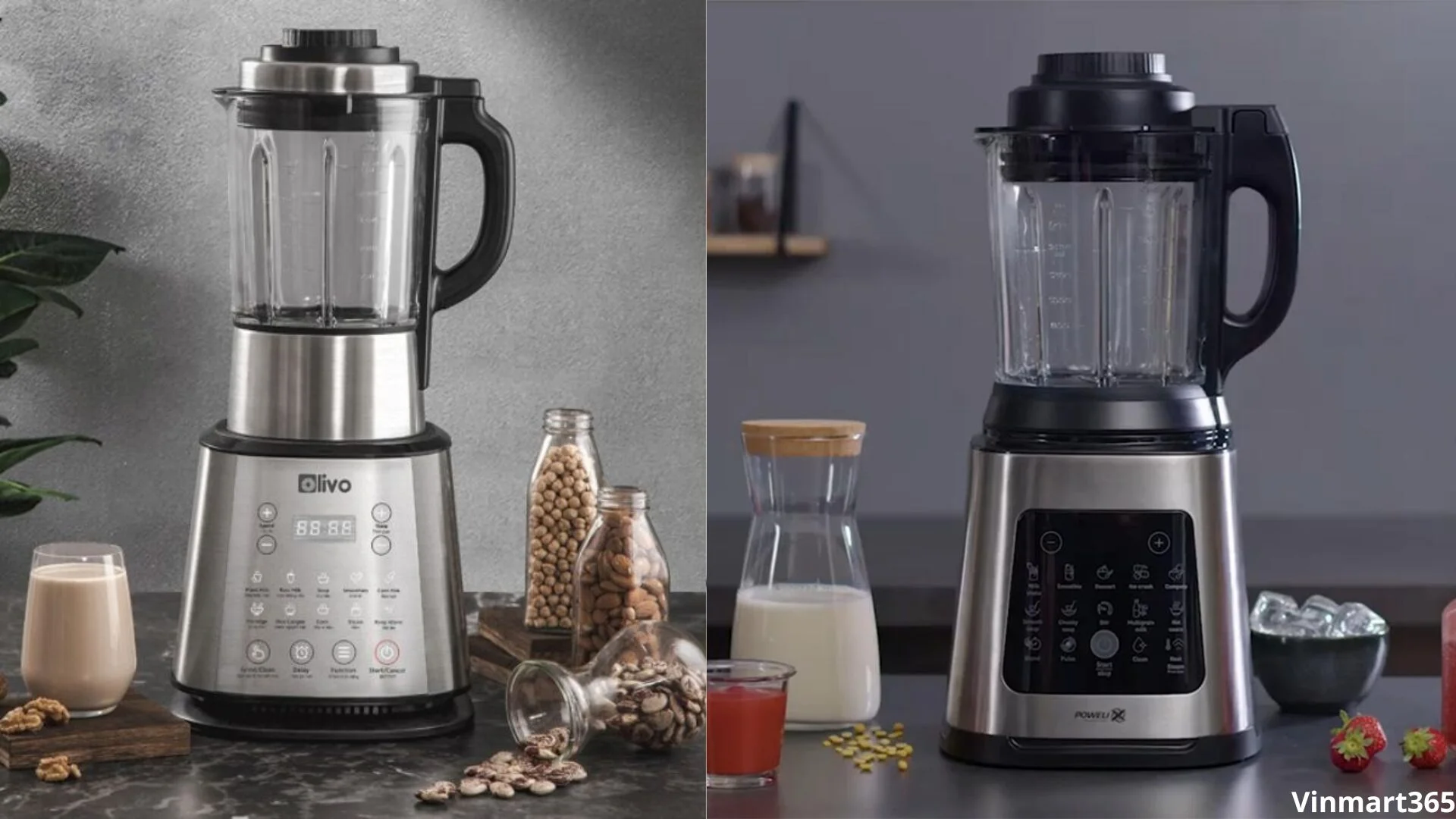 So Sánh Máy Xay Sữa Hạt Olivo Và Tefal