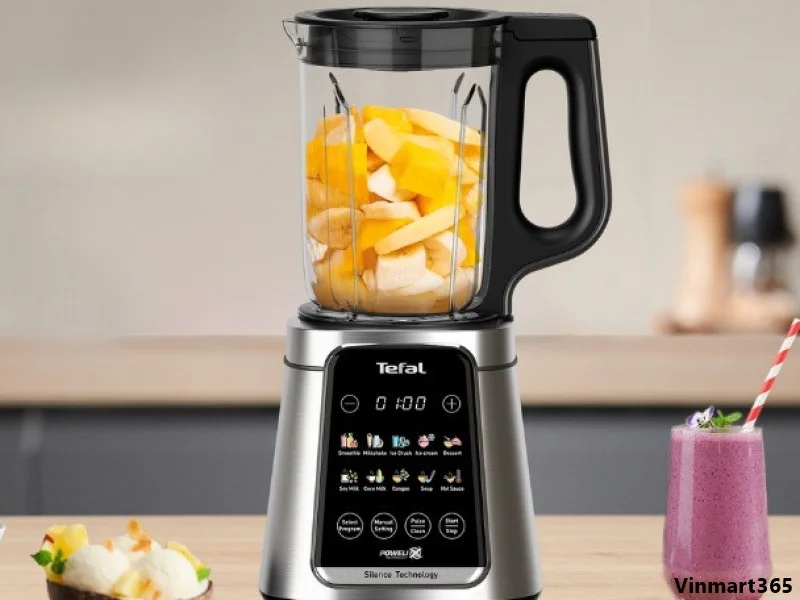 so sánh máy xay sữa hạt Olivo và Tefal