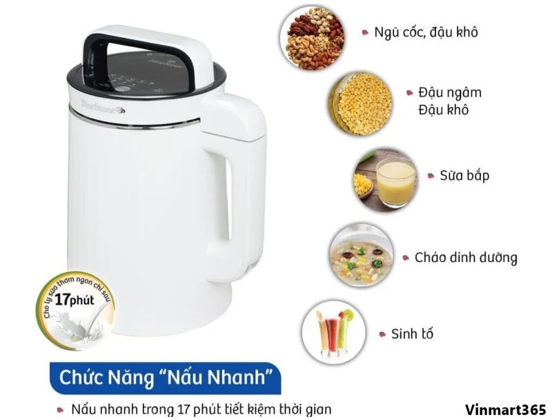 Máy có đa chức năng, tiết kiệm thời gian khi sử dụng
