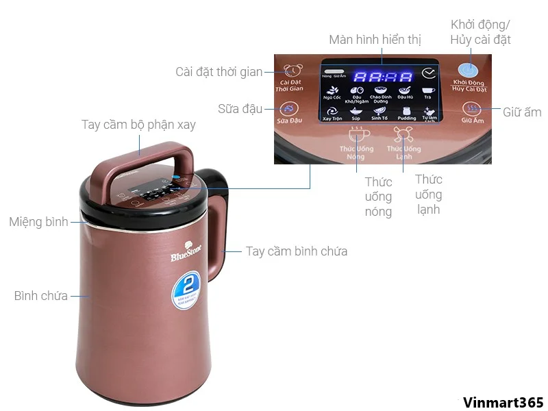 Máy làm sữa hạt BlueStone SMB-7393
