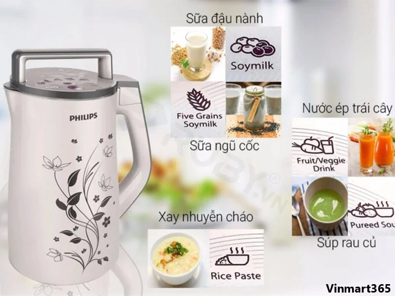 Máy nấu sữa hạt Philips