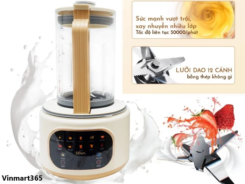 Vệ sinh lưỡi dao Seka