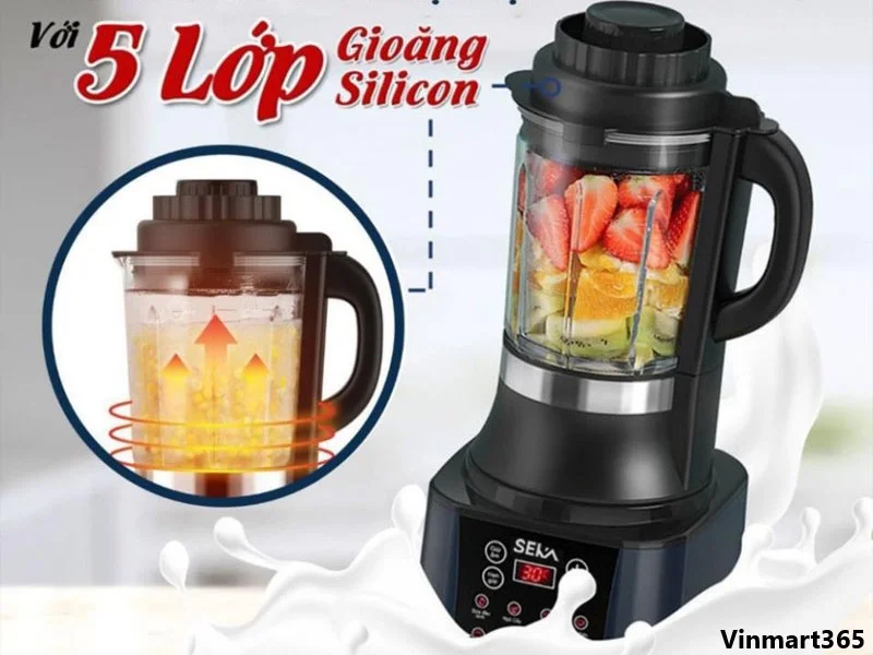 Vệ sinh máy xay sữa hạt Seka tự động