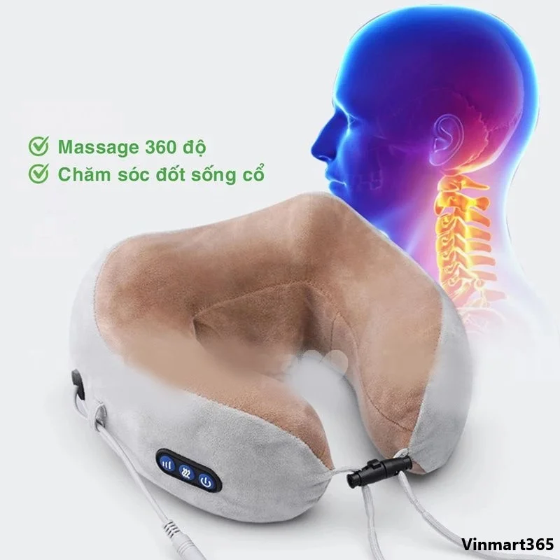Gối massage cổ chính hãng
