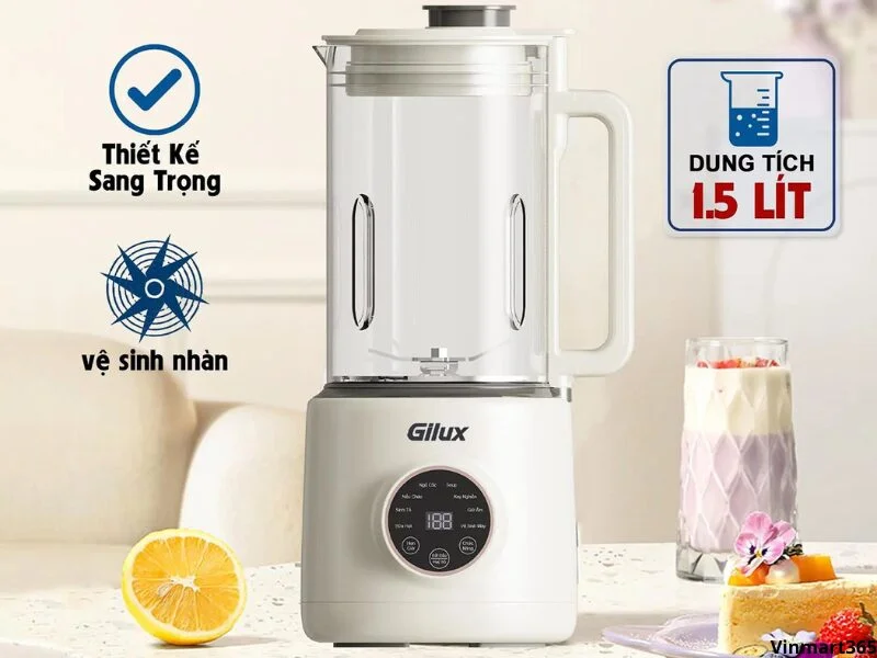 Một số chế độ nấu của máy xay sữa hạt Gilux