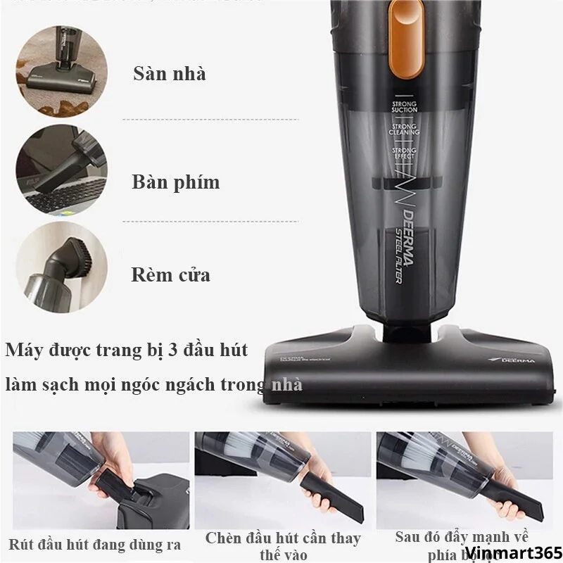 Máy hút bụi Deerma cao cấp