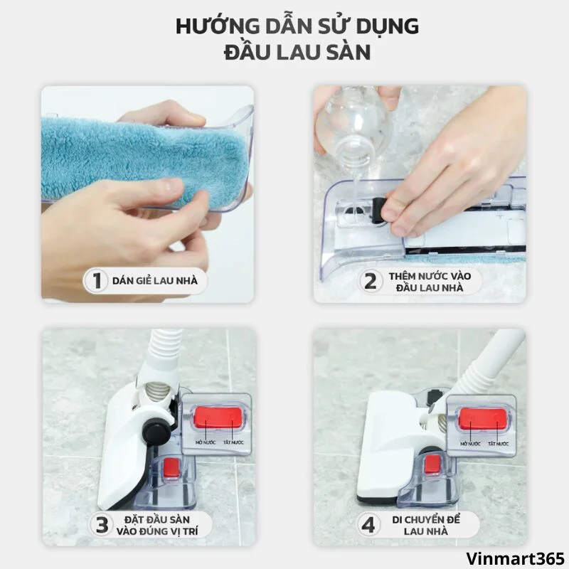 Máy hút bụi lau nhà 