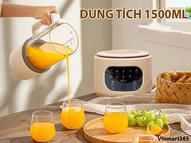 Máy làm sữa hạt Seka xay nấu
