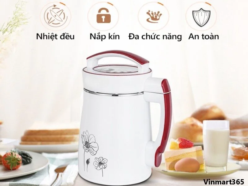 Máy làm sữa hạt Seka dễ sử dụng và tự động hóa