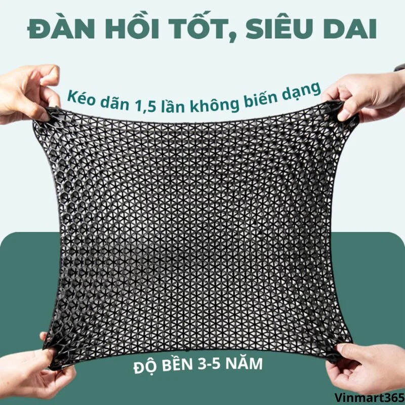 Đệm ngồi 3D Silicon CECILA cao cấp