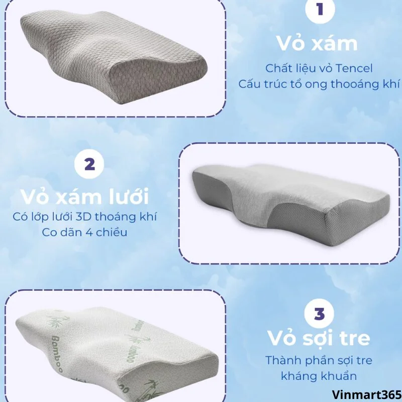 Gối cao su non cao cấp