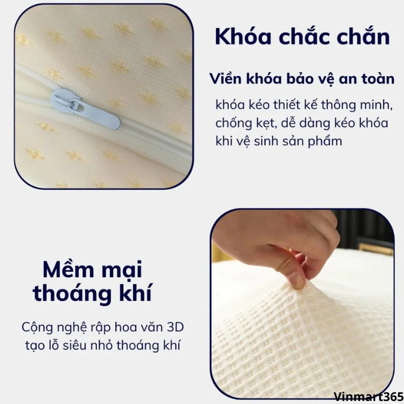 Gối cao su non người lớn 