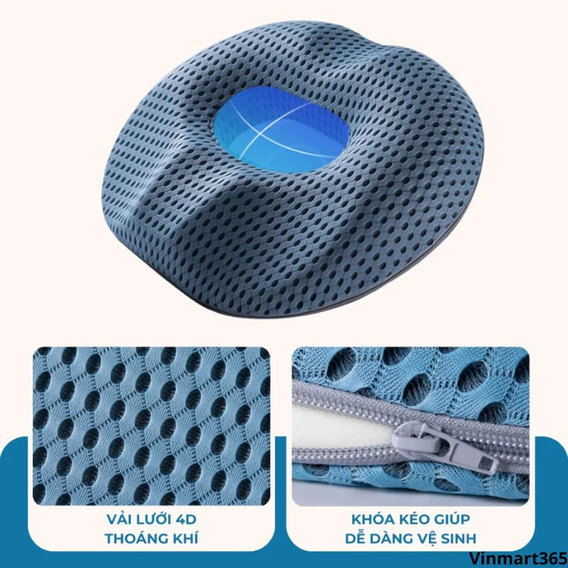 Gối lót ghế ngồi y tế chống trĩ CECILA