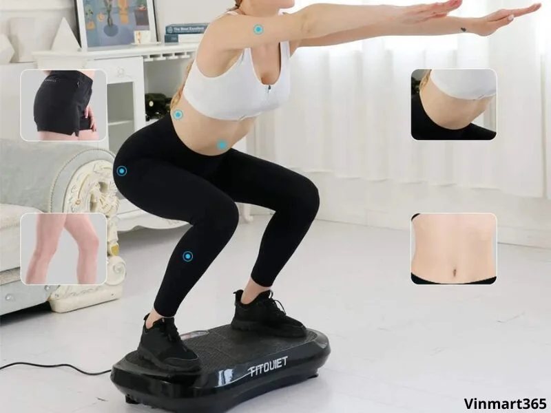 Bài tập rung đùi và bắp chân với máy rung