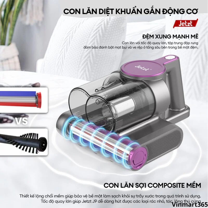 Máy hút bụi JETZT J9 giường nệm