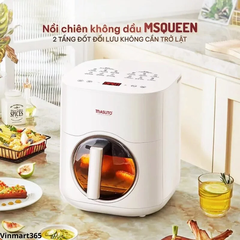 Nồi chiên không dầu Masuto MSQueen
