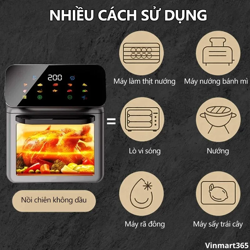 Nồi chiên không dầu OOKAS cao cấp