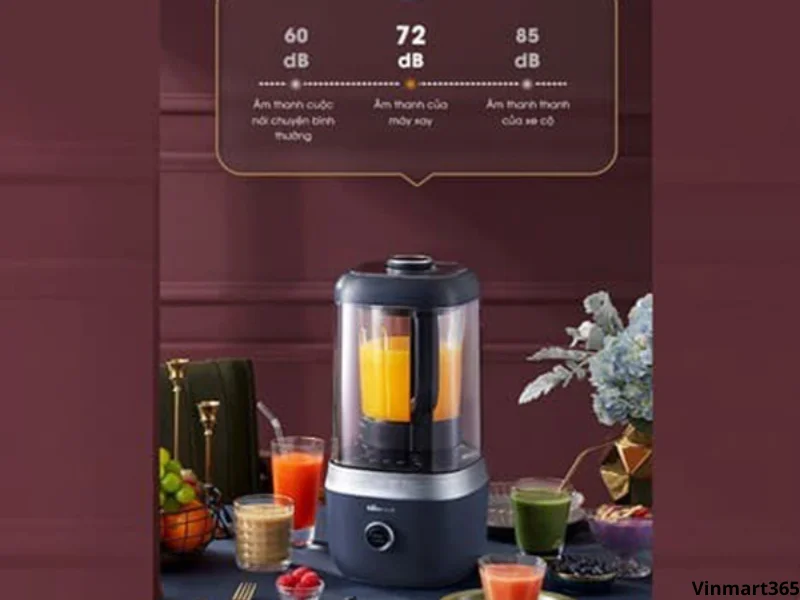 Khả năng cách âm tốt của máy nấu sữa hạt Bear 7in1 PBJ-B06S2