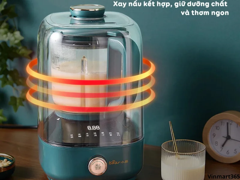Các bước sử dụng máy làm sữa hạt Bear PBJ-B06W1
