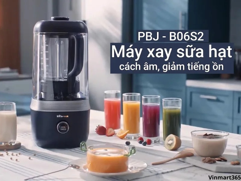 máy xay sữa hạt Bear