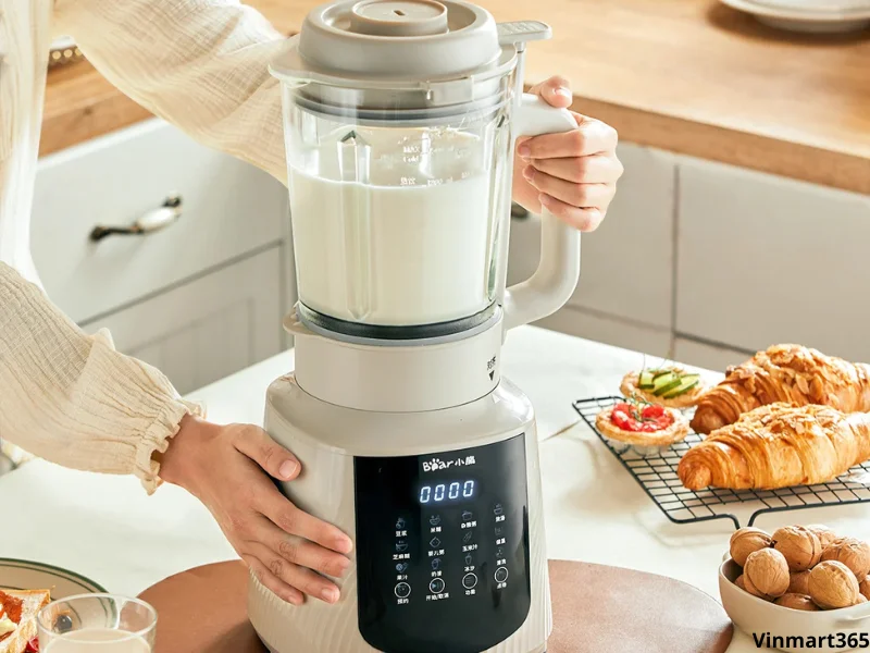 Chuẩn bị trước khi sử dụng máy xay sữa hạt Bear