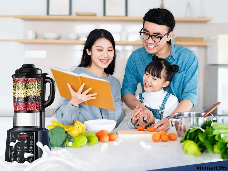 Vệ sinh cối xay của máy làm sữa hạt đa năng Gilux GLX99