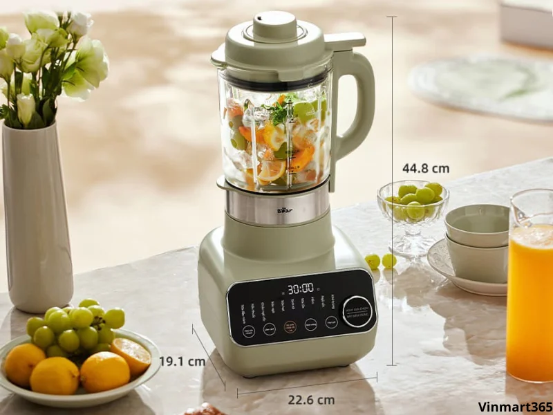 Cấu tạo chi tiết của máy làm sữa hạt 