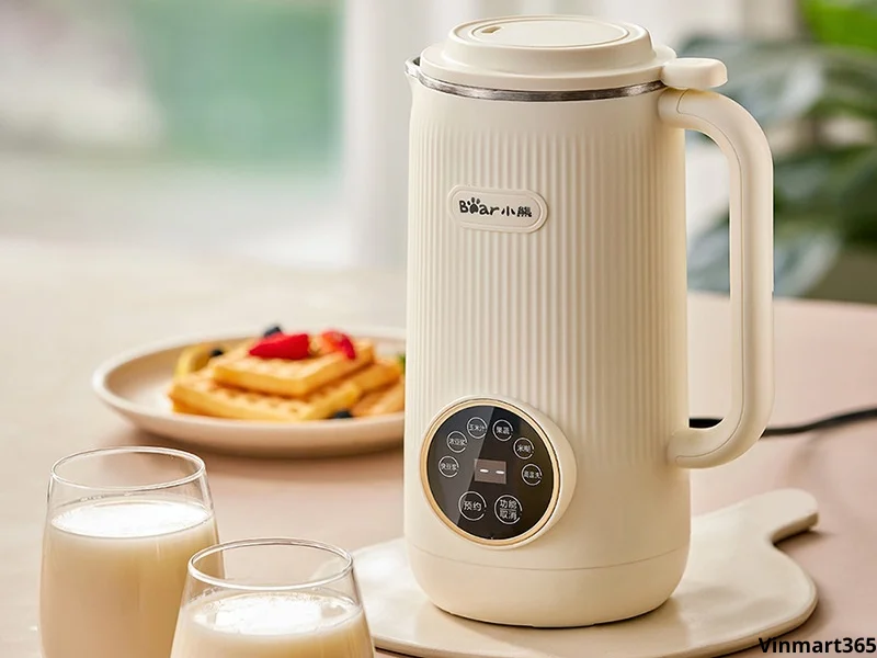 Dung tích máy làm sữa hạt Bear SB-SH06C nhỏ gọn, tiện lợi