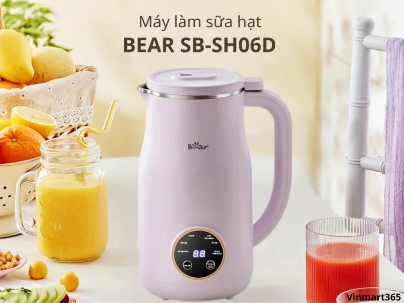Tìm Hiểu Về Máy Làm Sữa Hạt Bear SB-SH06D 0.6L
