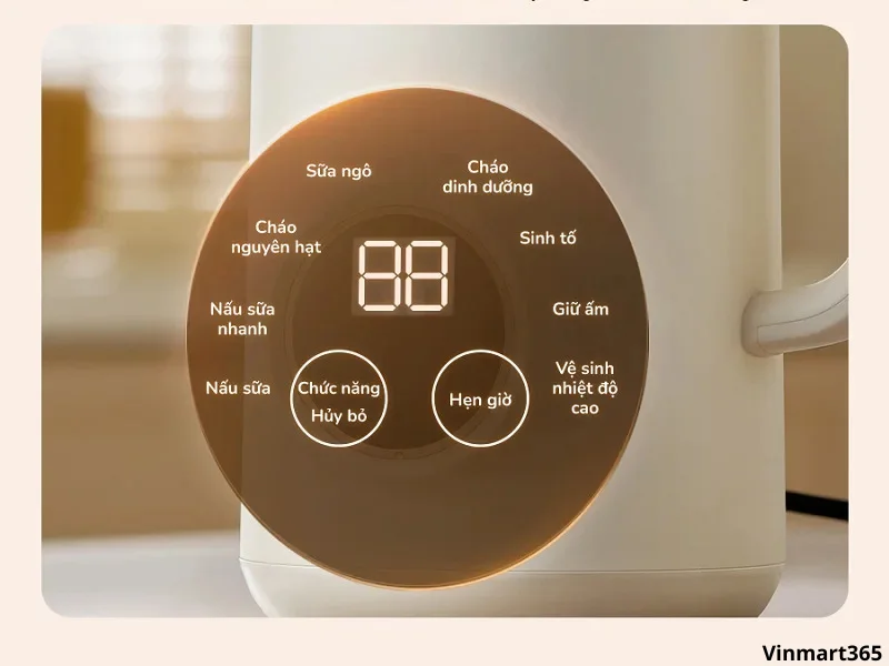 Máy làm sữa hạt Bear 1L SB-SH09Q cung cấp các chức năng đa dạng