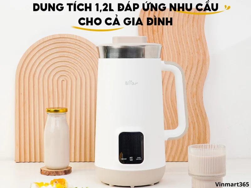 Tìm Hiểu Về Máy Làm Sữa Hạt Bear SB-SH12H Chi Tiết