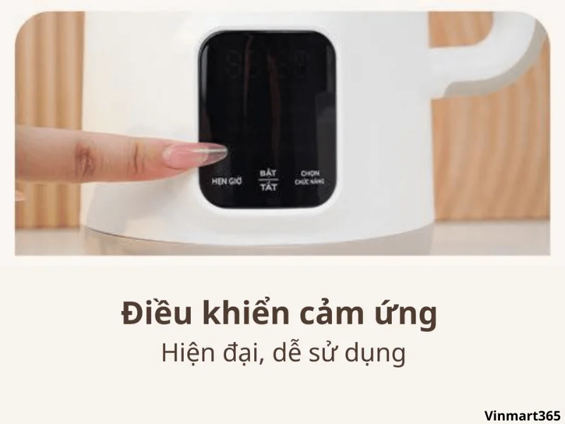 Màn hình cảm ứng của Bear SB-SH12H dễ thao tác