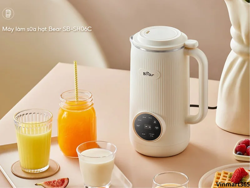 Máy làm sữa hạt Bear DJJ-D06X3 cao cấp
