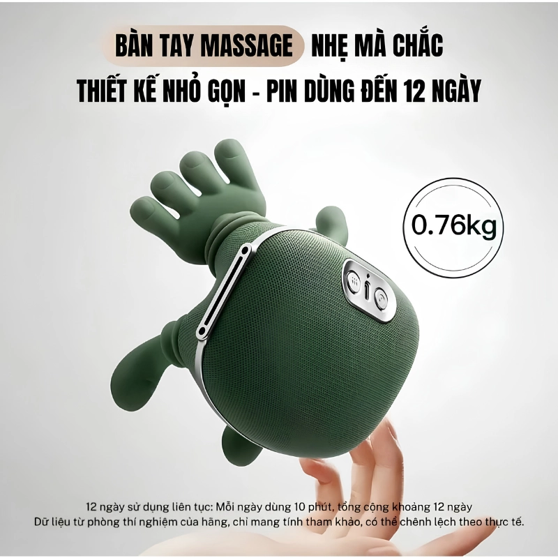 Lợi ích thực tế khi sử dụng máy massage cổ vai gáy bàn tay